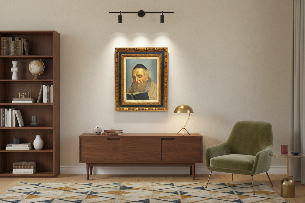 Rabbi in Study by Erling Jørgensen - Accurate Scale