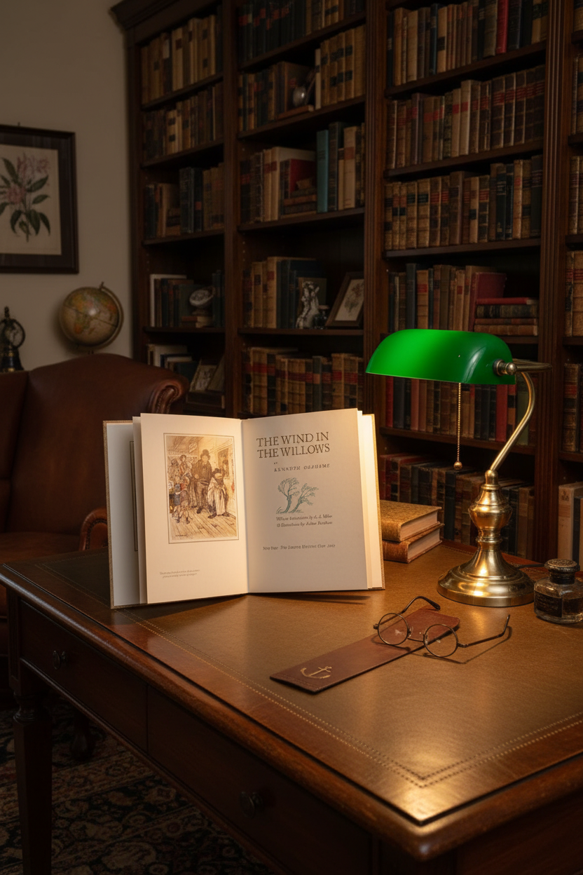 Rare 1940 Wind in the Willows LEC edition in home setting