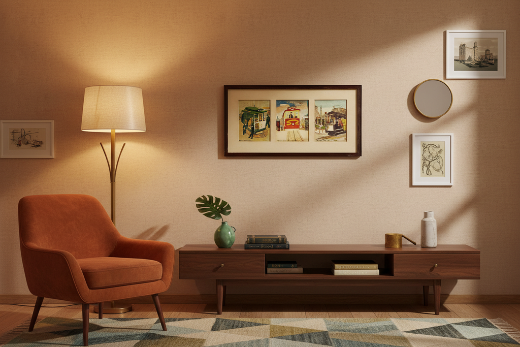 Rare 1944 Mid-Century Collection by Marion Osborn Cunningham in Home Setting