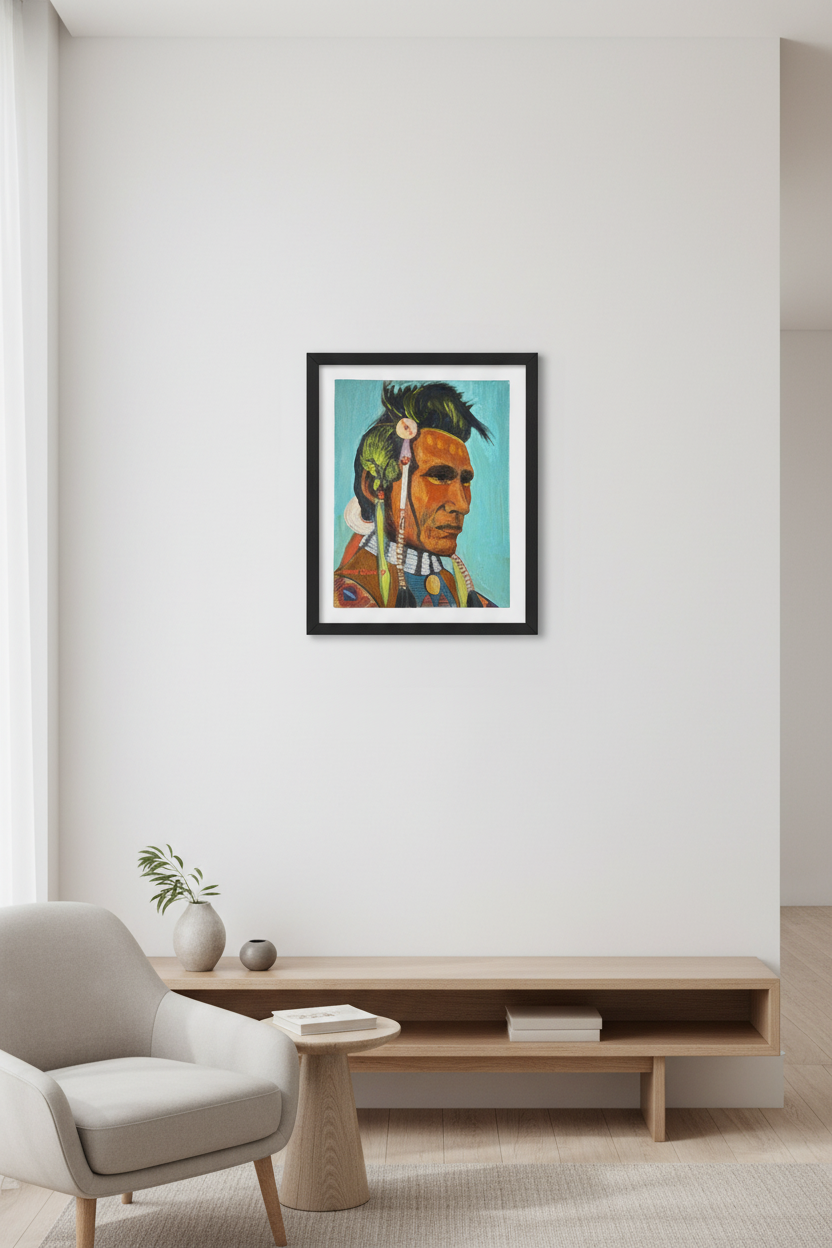 Spider Blood Indian Portrait Correct Scale Modern Setting