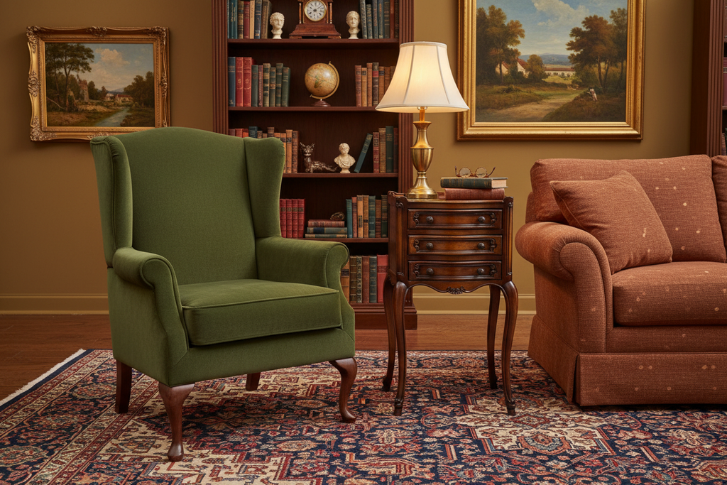 Theodore Alexander Louis XVI Library Side Table with Faux Book Motif