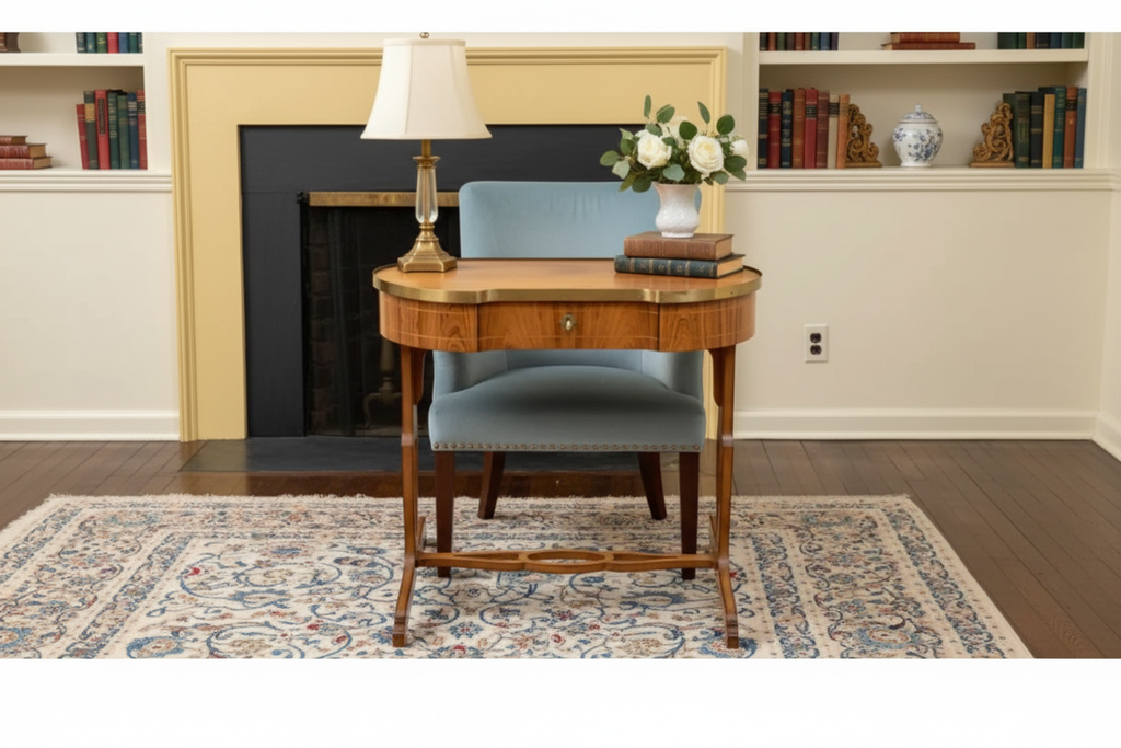Vintage Baker Furniture Rosewood Writing Desk