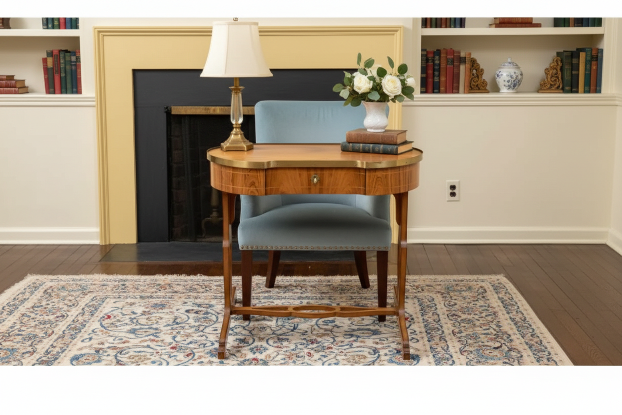 Vintage Baker Furniture Rosewood Writing Desk