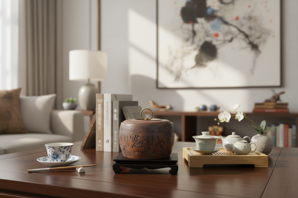 Yixing Zisha Tea Caddy - accurate scale 5" x 3"